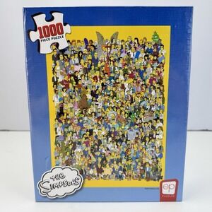 USAopoly The Simpsons Cast of Thousands 1000 Piece Jigsaw Puzzle SEALED